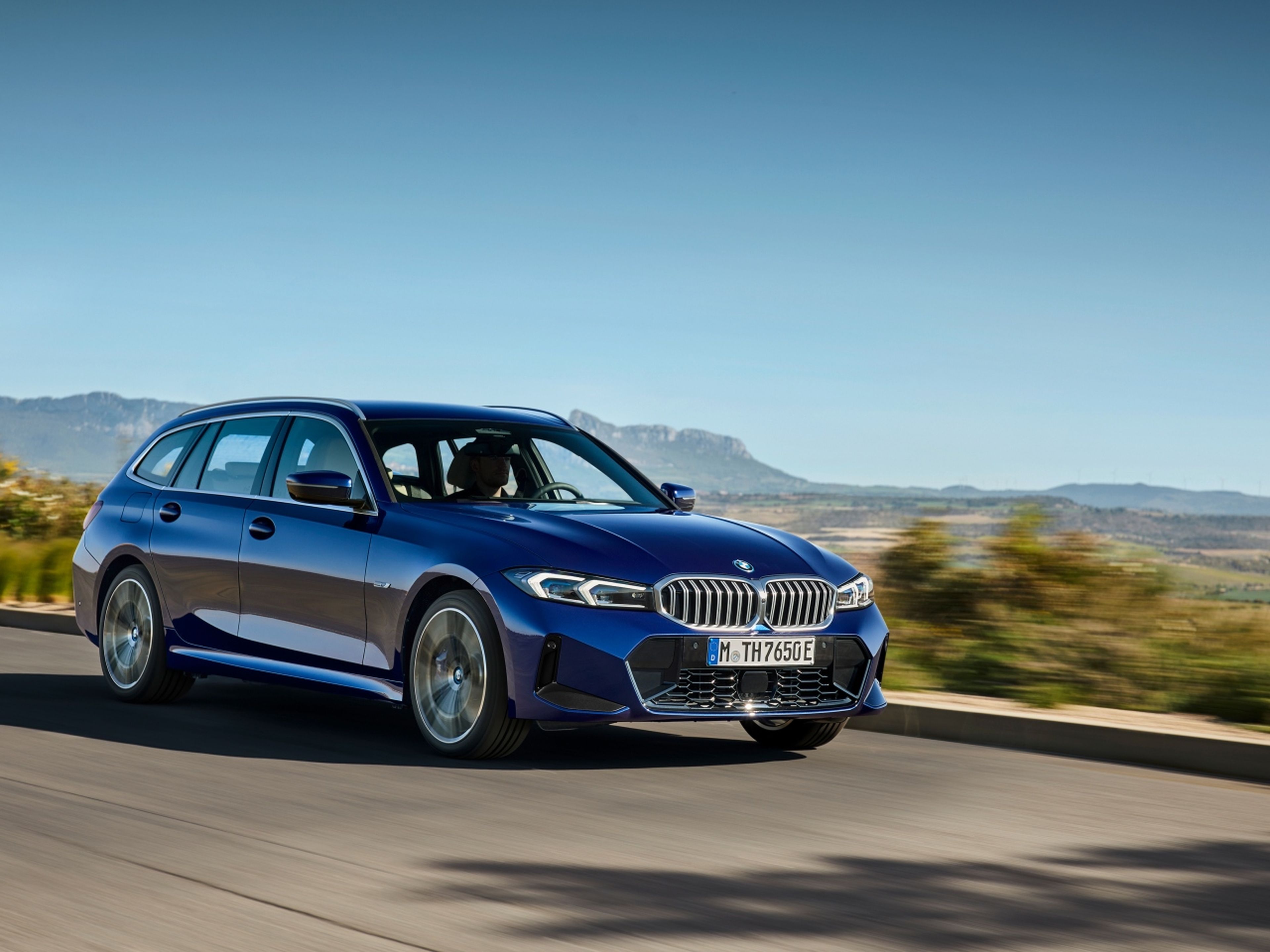 BMW Serie 3 touring vista tres cuartos delantera