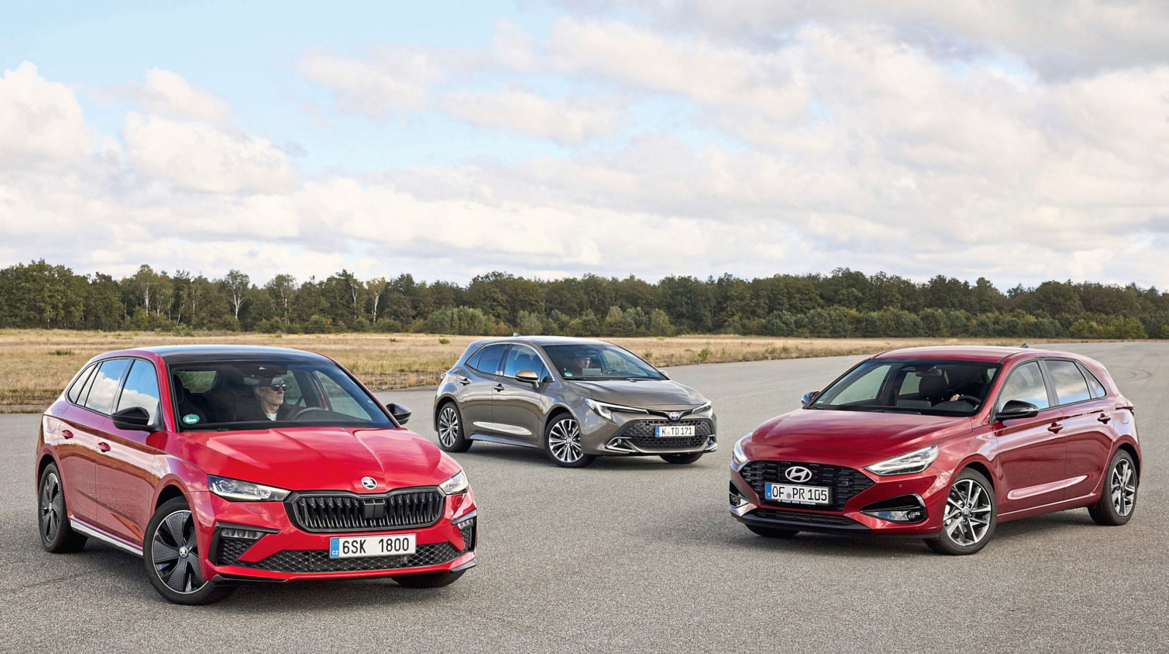 Comparativa: Skoda Scala vs Toyota Corolla y Hyundai i30, galería