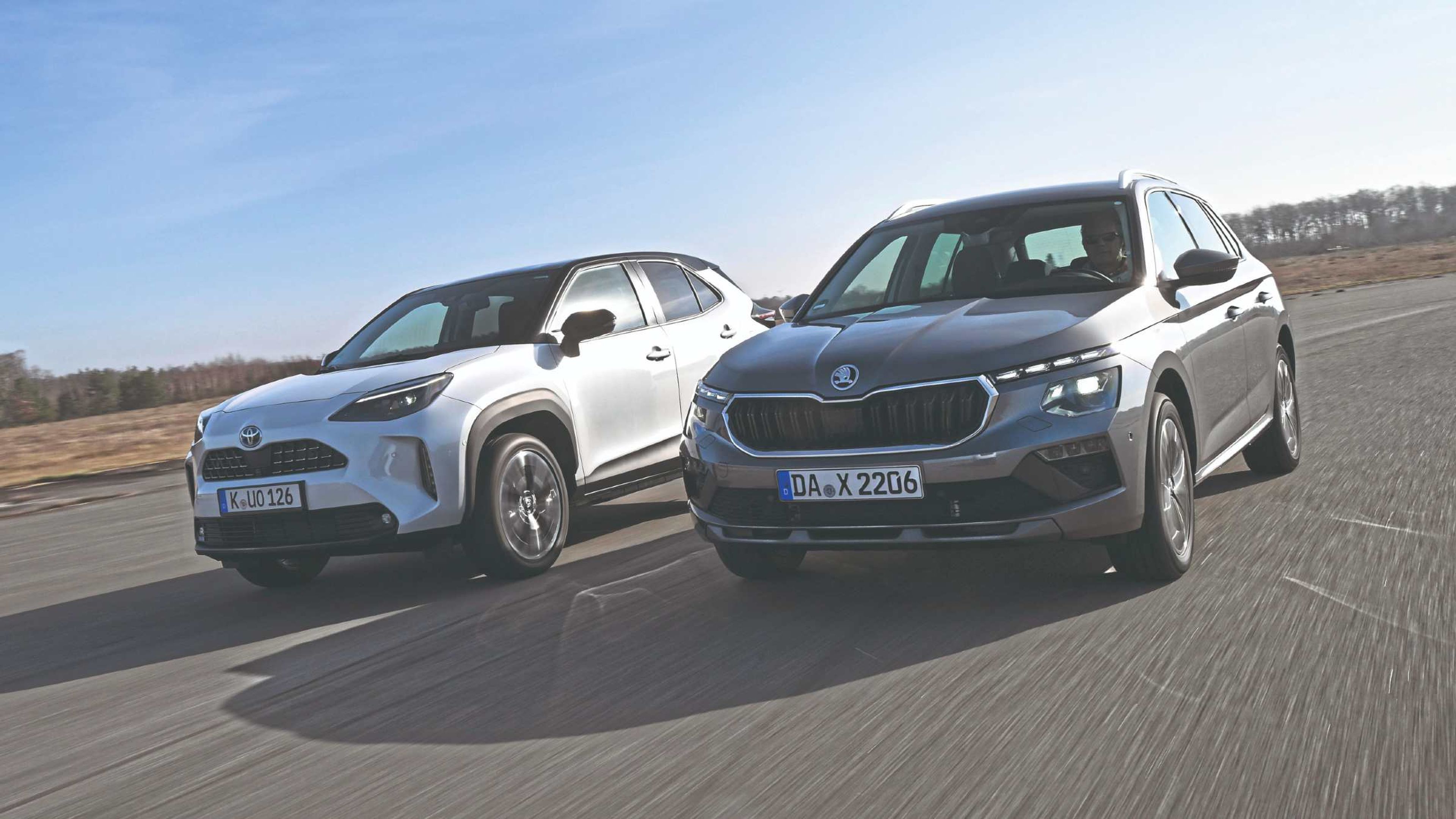 Comparativa Toyota Yaris Cross contra Skoda Kamiq
