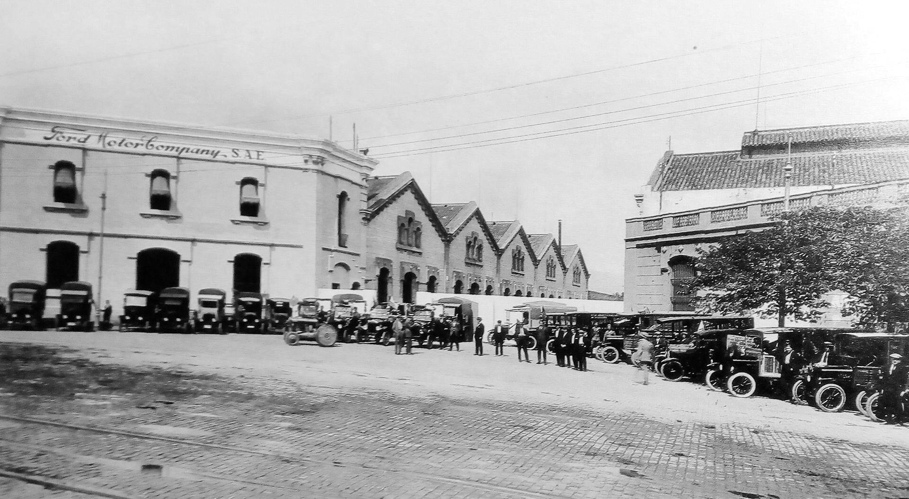 Fabrica de Ford en Barcelona en 1923.