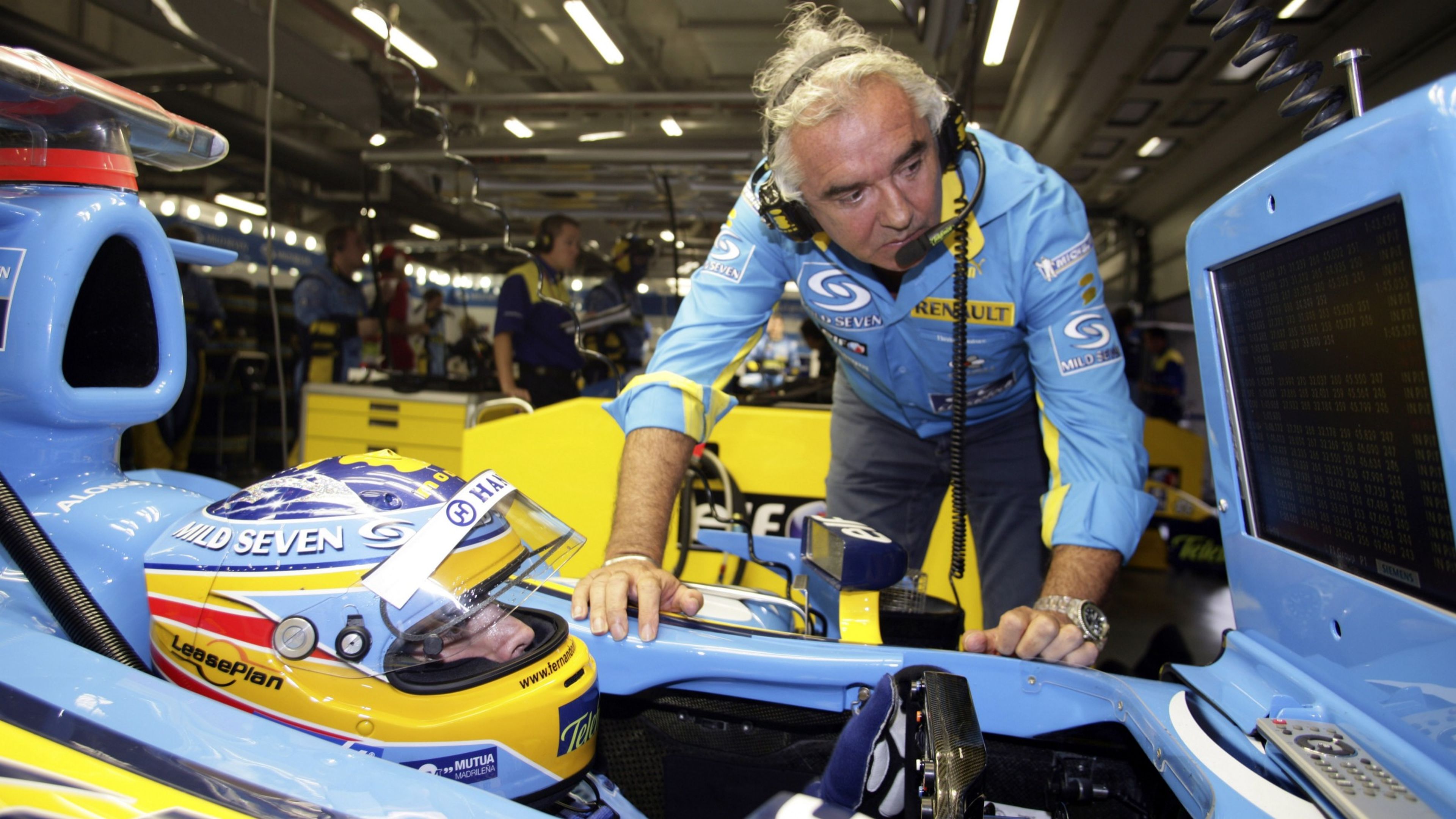 Flavio Briatore Renault R26 Alonso