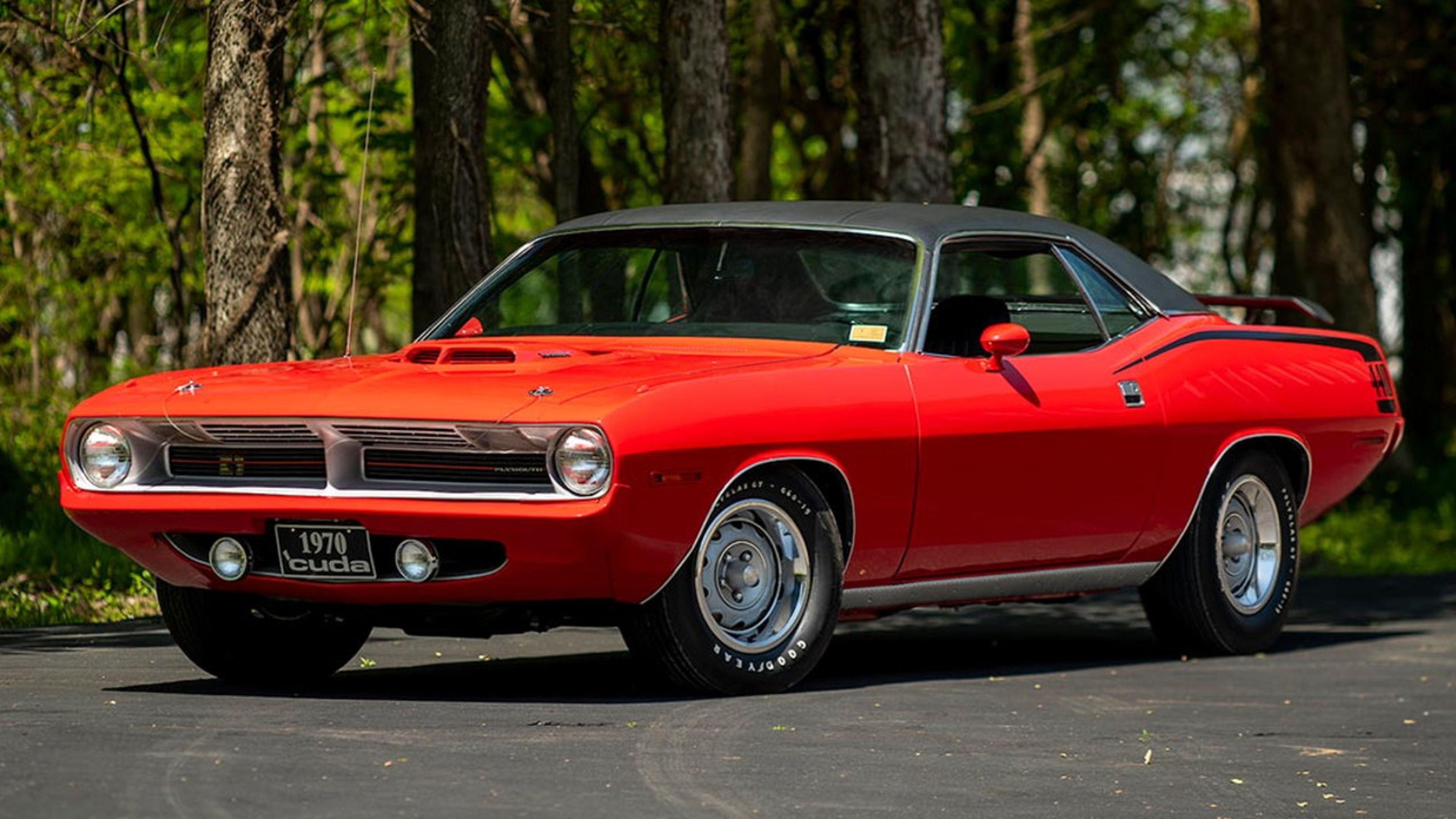 Plymouth Barracuda 1970 vista frontal
