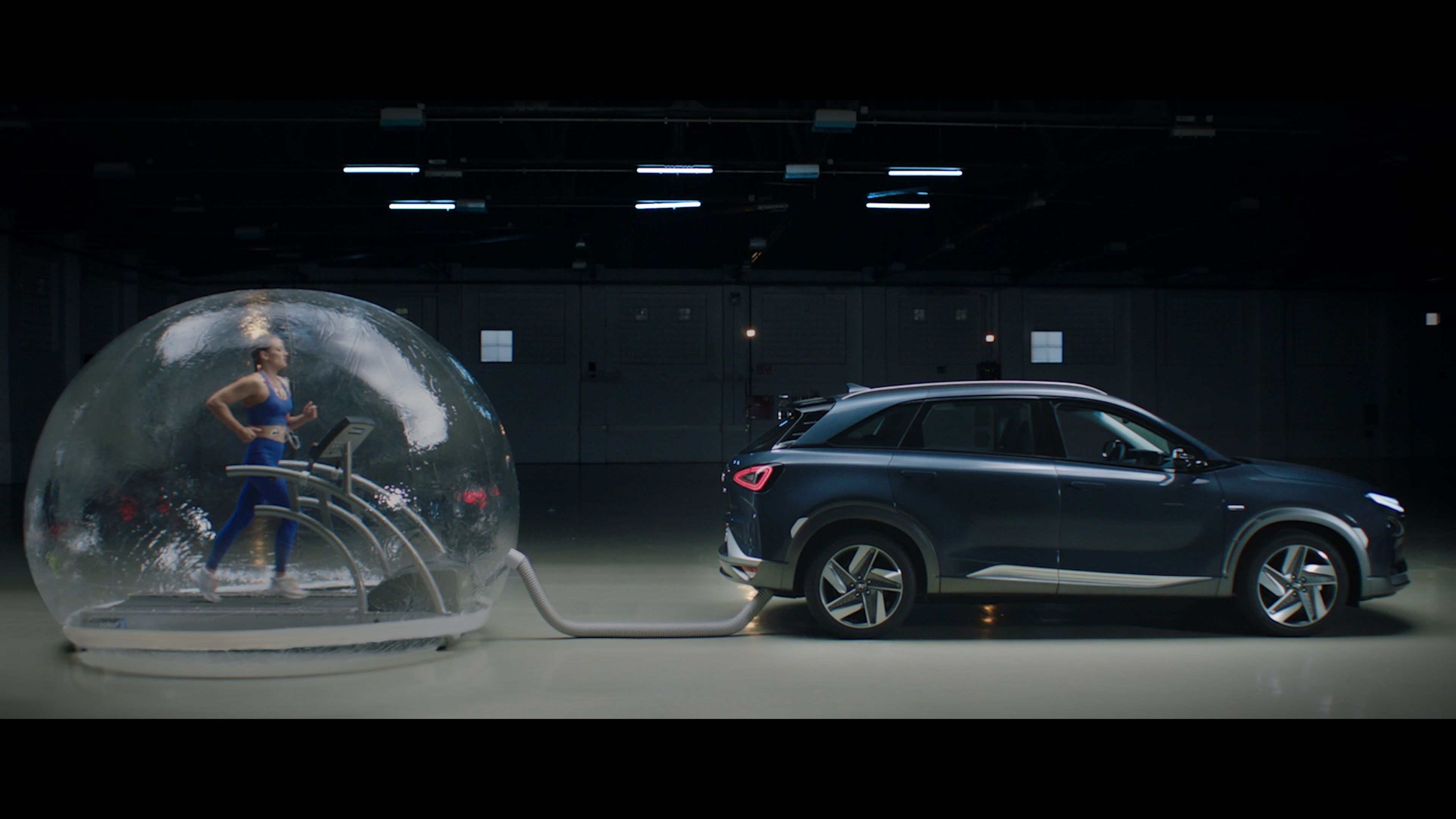 El reto de Mireia Belmonte con el Hyundai Nexo