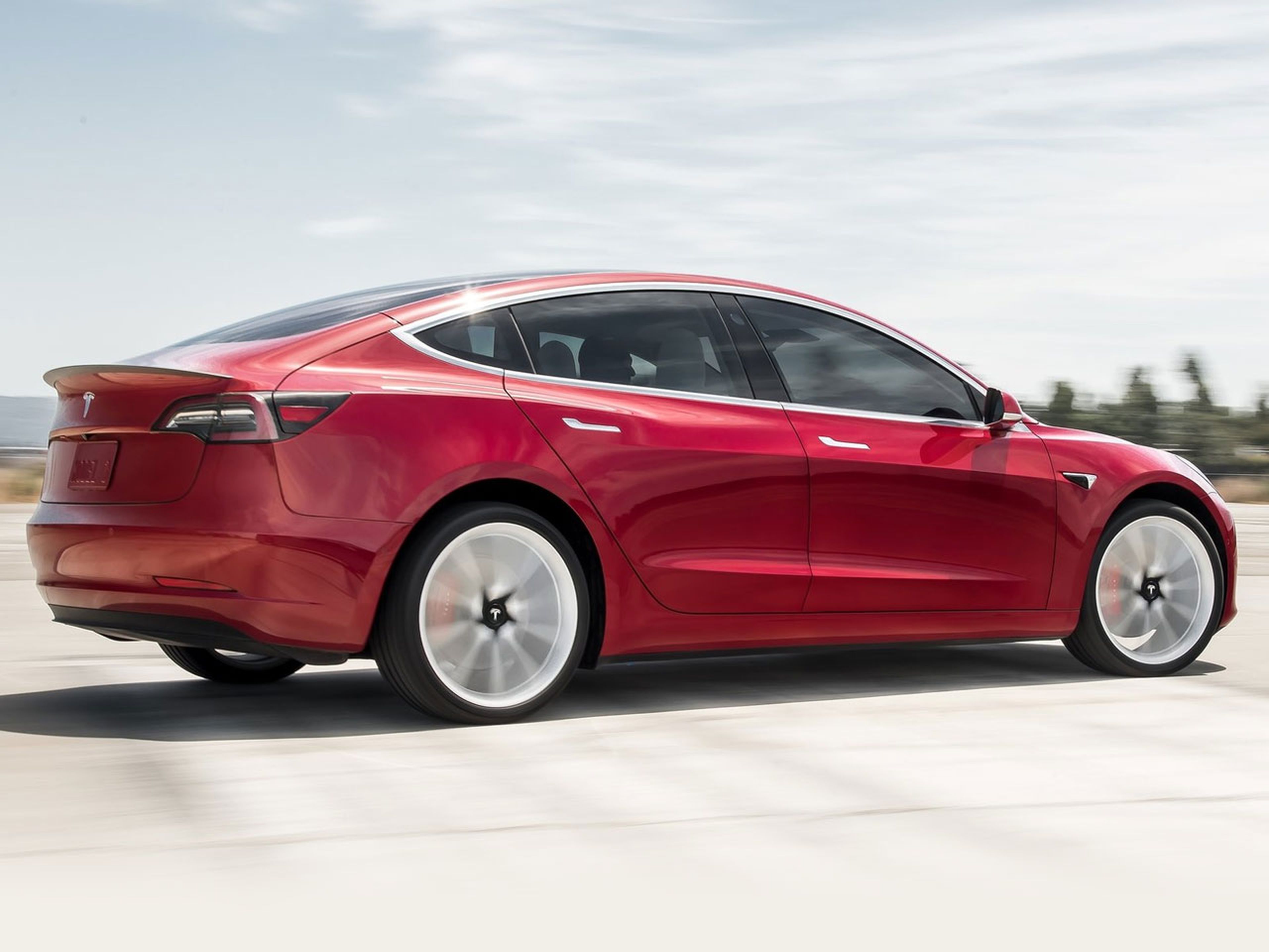 Trasera Tesla Model 3